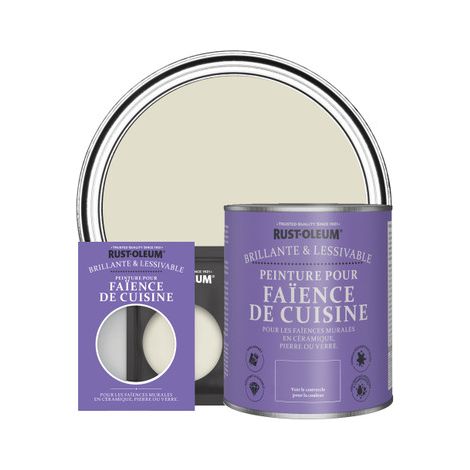 Peinture pour Faïence de Cuisine, Finition Brillante - Avoine (1/3)