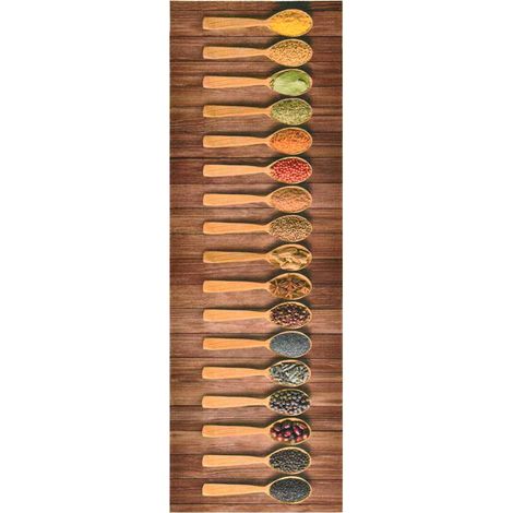 Maison Exclusive - Küchenteppich Waschbar Löffel 60x300 cm (1/5)