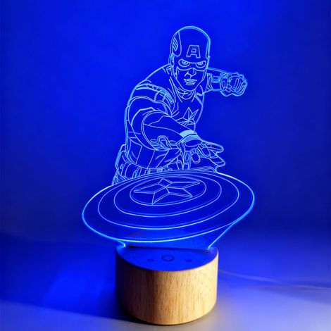 Veilleuse LED Lampe 3D RGB