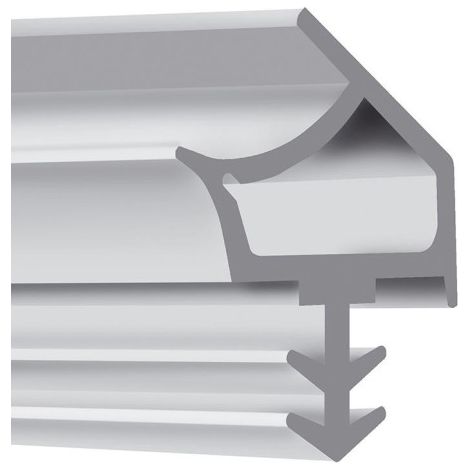 Joint d'huisserie en bois K2953 à fraiser TPE blanc. L 100mtr (1/4)