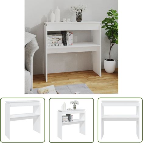 Table console Blanc 80x30x80 (1/5)