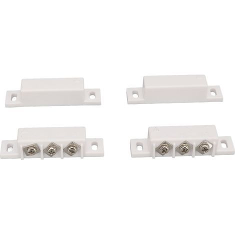 Sätze kabelgebundener magnetischer Türschalter, NC (normalerweise offen), kontaktlos, für die Haussicherheit, 100 V DC (1/5)