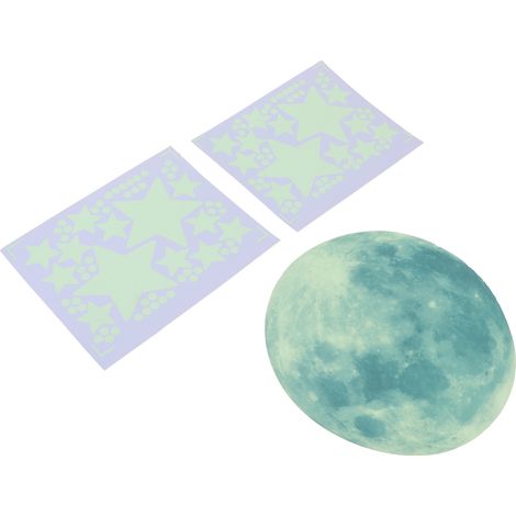 Stickers muraux planètes et étoiles, stickers muraux lumineux pour chambre d'enfant, chambre de bébé, décoration intérieure. (1/5)