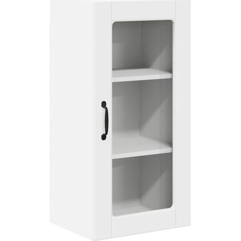 Meuble Haut De Cuisine - Armoire de cuisine Blanc 40 x 31 x 80 cm Bois d'ingénierie fr31755 (1/5)