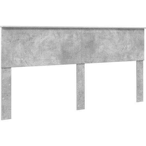 Tête de lit,Décoration murale Gris béton 180 cm Bois d'ingénierie CFW192223 (1/5)