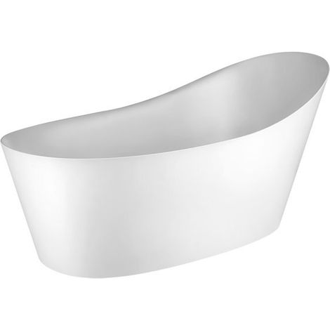 Gessi baignoire CONO, Cristalplant (blanc mat), 1800x850mm,