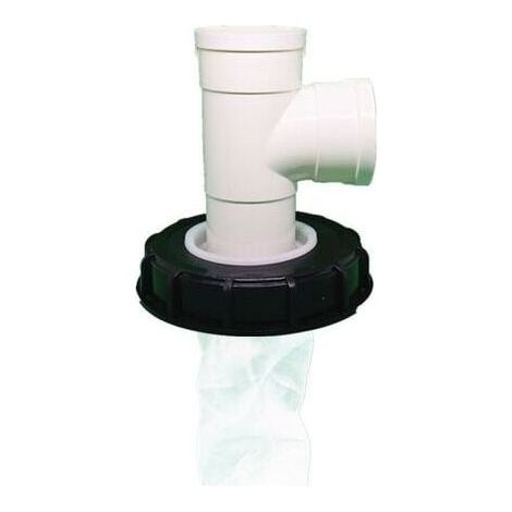 Couvercle de cuve IBC avec filtre en nylon lavable pour cuve d'eau de pluie IBC 1 000 litres, filtre de couvercle IBC, accessoires de cuve IBC, filtre en nylon pour eau de pluie (T vertical)