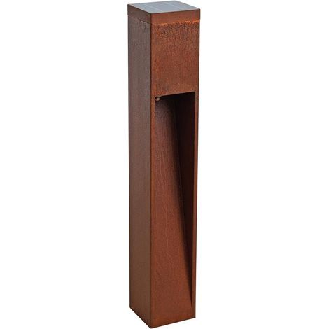 Außenleuchte Wegbeleuchtung Wegeleuchte 80 cm Edelrost Gartenleuchte Lampe Rost (1/5)
