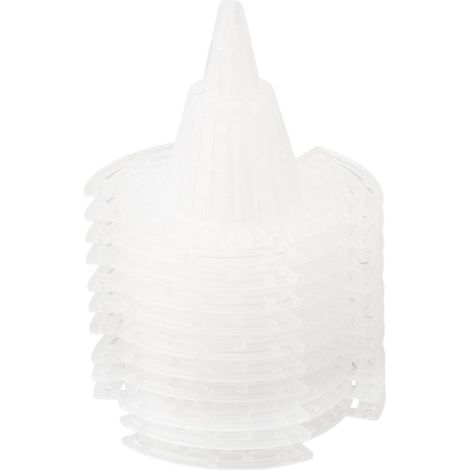Lot de 10 coussinets perforés en maille pour pots fleurs coniques (1/5)