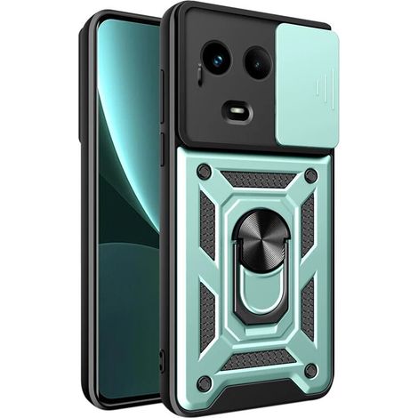 Funda protectora para Realme 11 5G, CamShield Slide, color verde. (1/5)