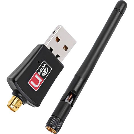 Clé Wi-Fi USB portable à double bande (2,4 GHz 400 Mbps et 5 GHz 867 Mbps) avec antenne à gain élevé pour la maison (1/5)