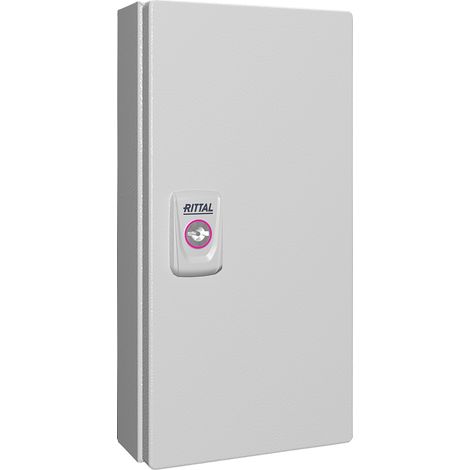 Rittal KX 1545.000 Installations-Gehäuse, Wand-Gehäuse 150 x 300 x 80 Stahlblech Lichtgrau (RAL 7035