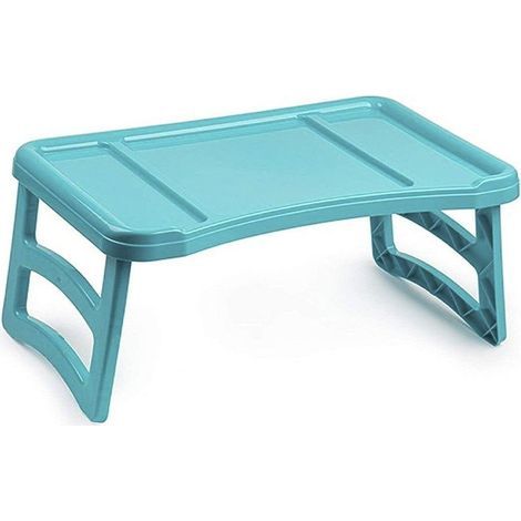 Bandeja Plegable de Plástico - Bandeja de Cama Portátil  Mesa Multiuso - Mesa Auxiliar para Salón