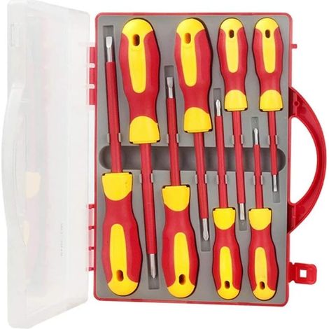 Set De Tournevis Isolé De Précision De 8 En 1 VDE À Vis À Vis À Vis À Vis À Vis À Vis À Outils À Outils Multifonctions Multi-fonction Tool Tool Tool Kit (1/5)