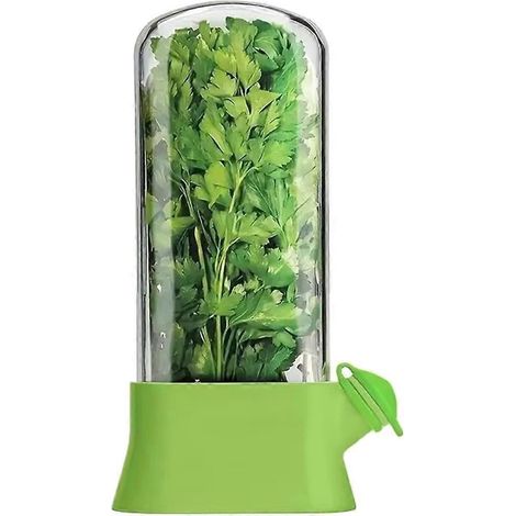 Contenant anti-écrasement pour herbes aromatiques, gobelet vert Eco-Fresh (1/5)