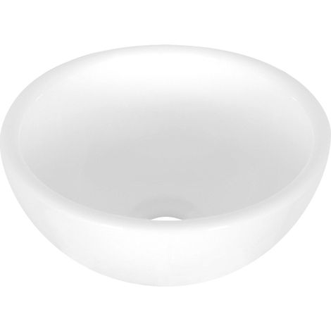 Vasque à poser céramique blanche 25x11.5cm – Design élégant – Facile à installer et à entretenir – Pour salle de bains moderne – Differnz
