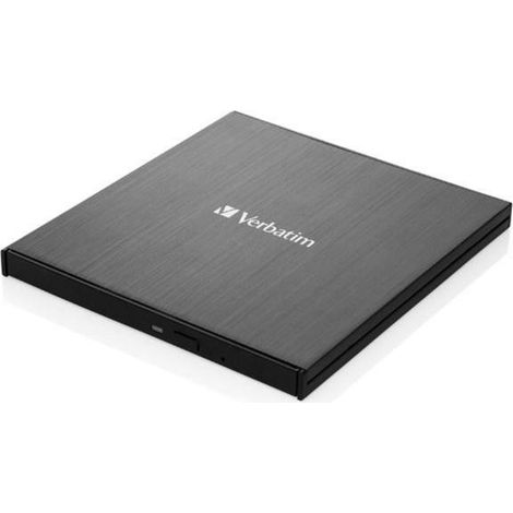 VERBATIM Laufwerk extern Verbatim Slimline DVD 145 x 11 x 133 mm (B x H x T) USB 3.2 GEN 1 CD DVD M-DiscArchivmedien Windows® Mac universell inkl. USB-C/USB-A Kabel USB-A/USB-C Adapter Kurzinstallatio (1/5)