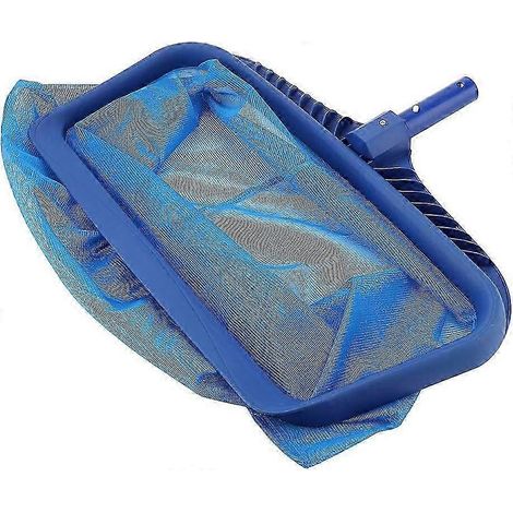 Cette épuisette de piscine à cadre en aluminium est légère et portable, dotée d'un filet en nylon profond qui se fixe facilement à n'importe quelle perche télescopique, ce qui la rend idéale pour reti (1/5)
