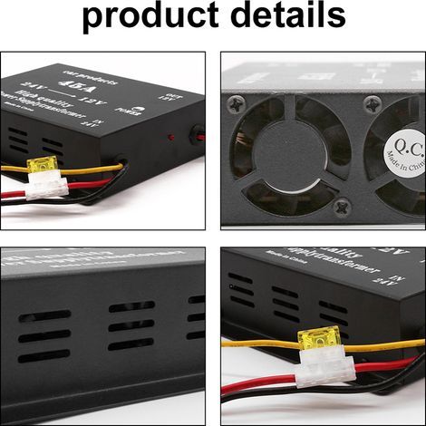 Réducteur de tension directe 24 volts abaisseur à 12 volts VoltBuck régulateur transformateur convertisseur onduleur (1/5)
