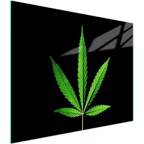 Planche à découper en verre 52x30 feuilles (1/5)