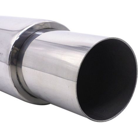 Disponible en 1 couleur : argent Matériau : acier inoxydable Système d'échappement variable de 51 mm Silencieux d'échappement. (1/5)