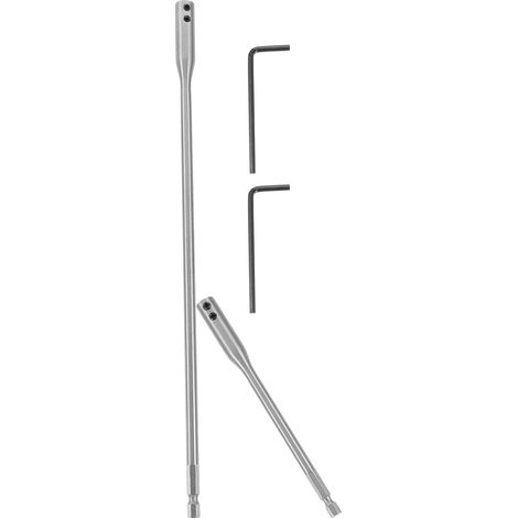 Rallonges de perceuse avec clés, légères, en métal, pour bois et bois, design compact (1/5)