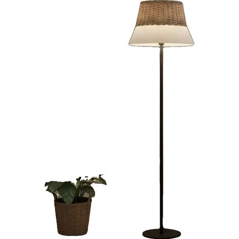 Deckenlampenschirm, Handgefertigt aus Rattan, Natürlicher Stil, armeegrün (1/2)
