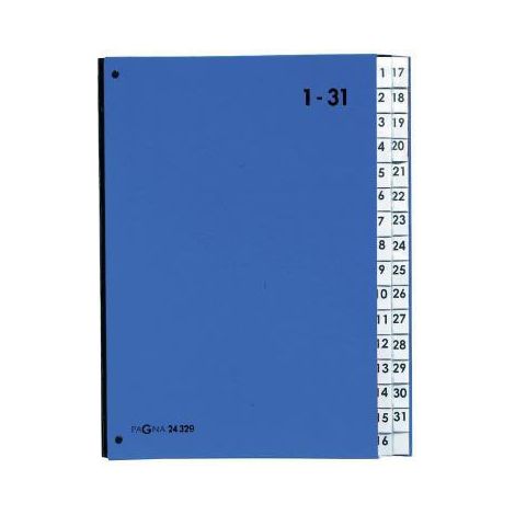PAGNA Pultordner 24329-02 DIN A4 1-31 32Fächer Polypropylen bl (1/4)