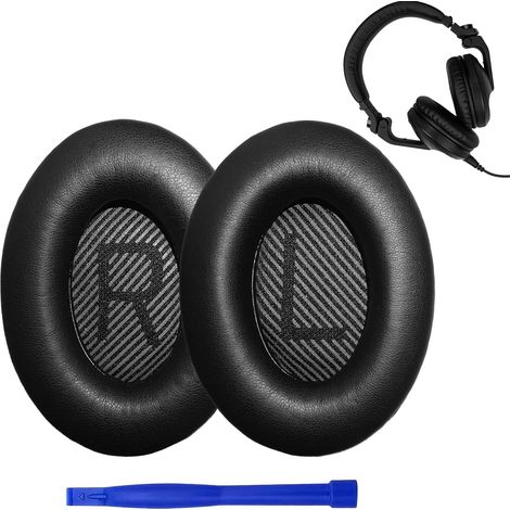 par de almohadillas para auriculares Bose QuietComfort 35 (QC35) y QuietComfort 35 II (QC35 II), QC2 / QC15 / QC25 / QC35 / QC35II / QC45 / AE2 / AE2i / AE2w / SoundTrue / SoundLink (1/5)