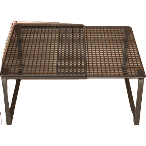Estantería para armario, altura ajustable, diseño que ahorra espacio, color negro-S (1/2)
