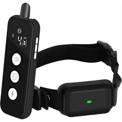 1pc collier de choc pour chiens-collier de dressage électrique pour chien rechargeable avec télécommande pour petits chiens de taille moyenne (1/4)
