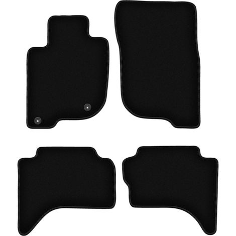 Tappetini BASIC in velluto nero per: Fiat Fullback fuoristrada (2015-) (1/5)