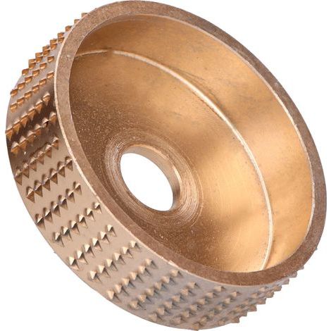 Vielseitige Schleifscheibe für Winkelschleifer, ideal zum Schnitzen, Metallpolieren und Holzschleifen – Goldfarben (1/5)