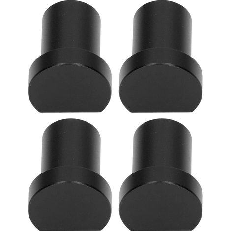 Blocs de butée d'atelier multifonctionnels, 4 pièces avec cheville de frein pour menuiserie, diamètre 20 mm en noir (1/5)