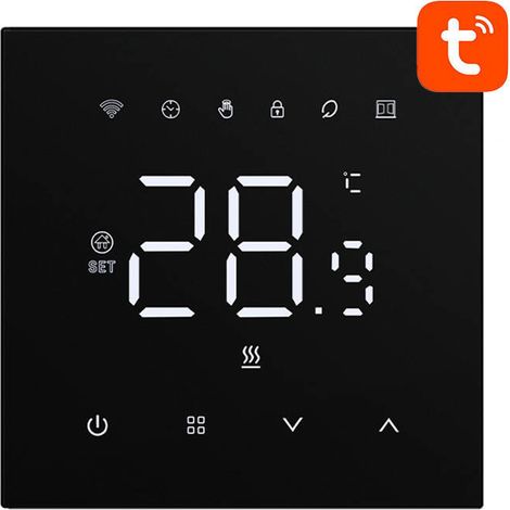 Termostato inteligente Avatto WT410-BH-3A-B para caldera 3A WiFi (1/2)