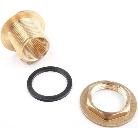 Raccordo passaparete per serbatoio dell'acqua piovana, 3 pezzi - 1" x 3/4" (1/2)