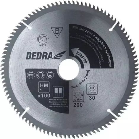 DEDRA H210100 lama de lama circolare 21 cm 1 pezzo(i) (1/2)