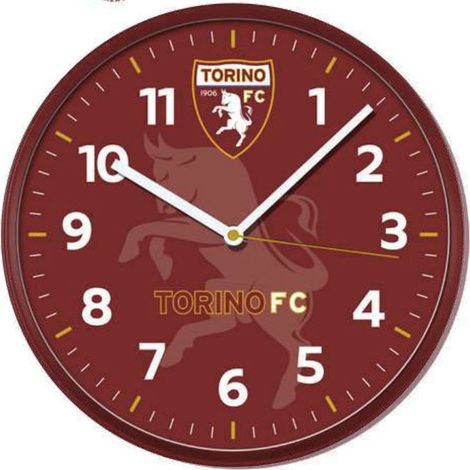 Lowell Orologio da Parete Rotondo 30 cm Rosso