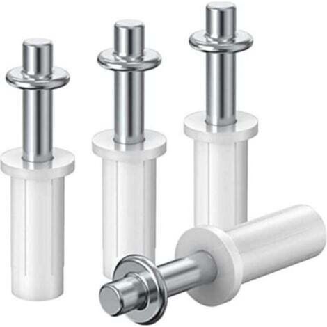 [JAMAIS UTILISÉ] Pivot supérieur de porte pliante double, 4 pièces Pivot supérieur de porte de garde-robe pliante double à chargement par ressort Réparation de porte de garde-robe pliante double en ac (1/4)