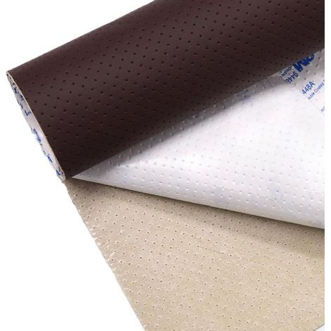 Simili Cuir Autocollant Patch de réparation de Cuir Auto-adhésif adhésif perforé Respirant 3M, Patch de réparation de canapé Patch de réparation de siège de Voiture remis à Neuf (Brown 20x30cm) (1/5)