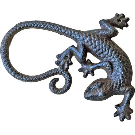 Grande salamandre déco fonte 16x21cm (1/3)