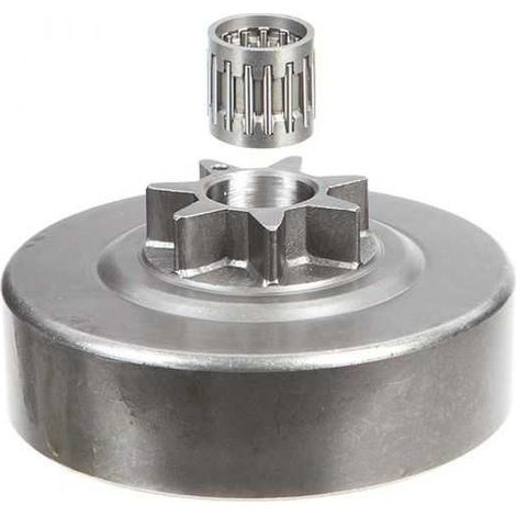 Pignon pour tronçonneuse Stihl 3/8". 7 dents. Hauteur cloche 23,1 mm (1/4)
