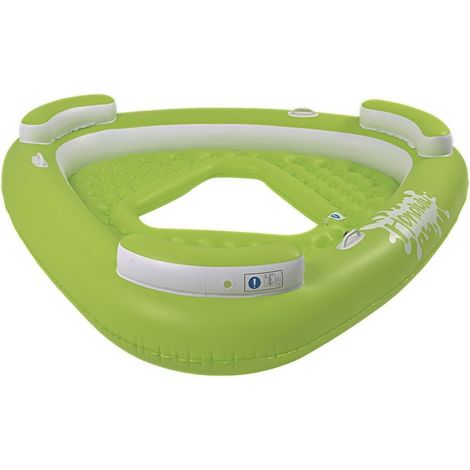 Isola galleggiante deluxe 3 posti e poggiaschiena