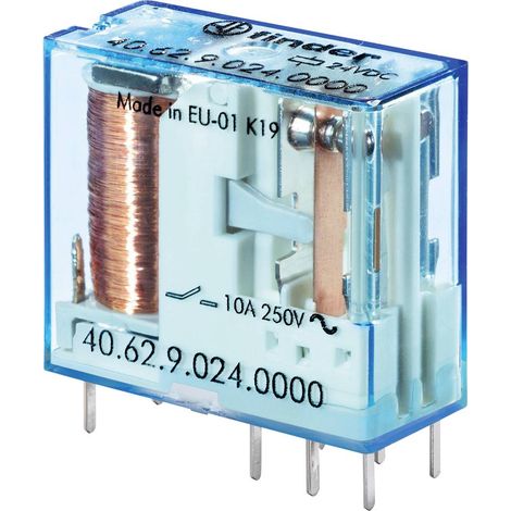 Finder 40.62.9.048.0000 Relais pour circuits imprimés 48 V/DC 10 A 2 inverseurs (RT) 1 pc(s)