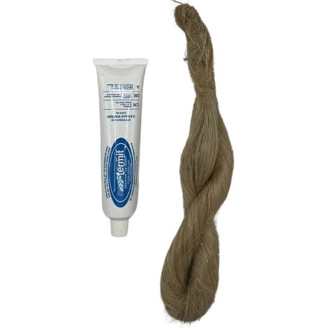 Set Neo Fermit 150 g + Dichtungshanfzopf 200 g Gewindehanf Dichtungspaste Heizung (1/5)