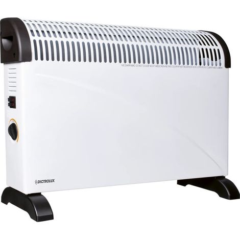 TrAdE Shop Traesio - Termoconvettore Elettrico Con Termostato 3 Livelli Di Calore 750-1250-2000w Riscalda Casa - (1/3)