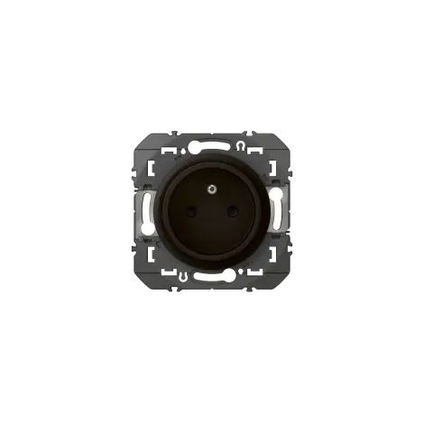 PRISE DE COURANT EASYRÉNO 2P+T FAIBLE PROFONDEUR DOOXIE 16A FINITION NOIR MAT LEGRAND LEG600528 (1/3)