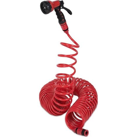 Tuyau spiralé 15mt avec accessoires krtgr6703 kreator (1/5)