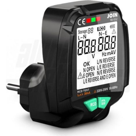 Tester prese elettriche lcd rcd alpha elettronica - 98-852 (1/5)