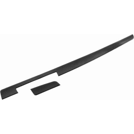 2-teilige Mittelkonsolenabdeckung, Beifahrer-Instrumententafel-Zierleiste, weiche Kohlefaser-Optik, passend für RAV4 1519